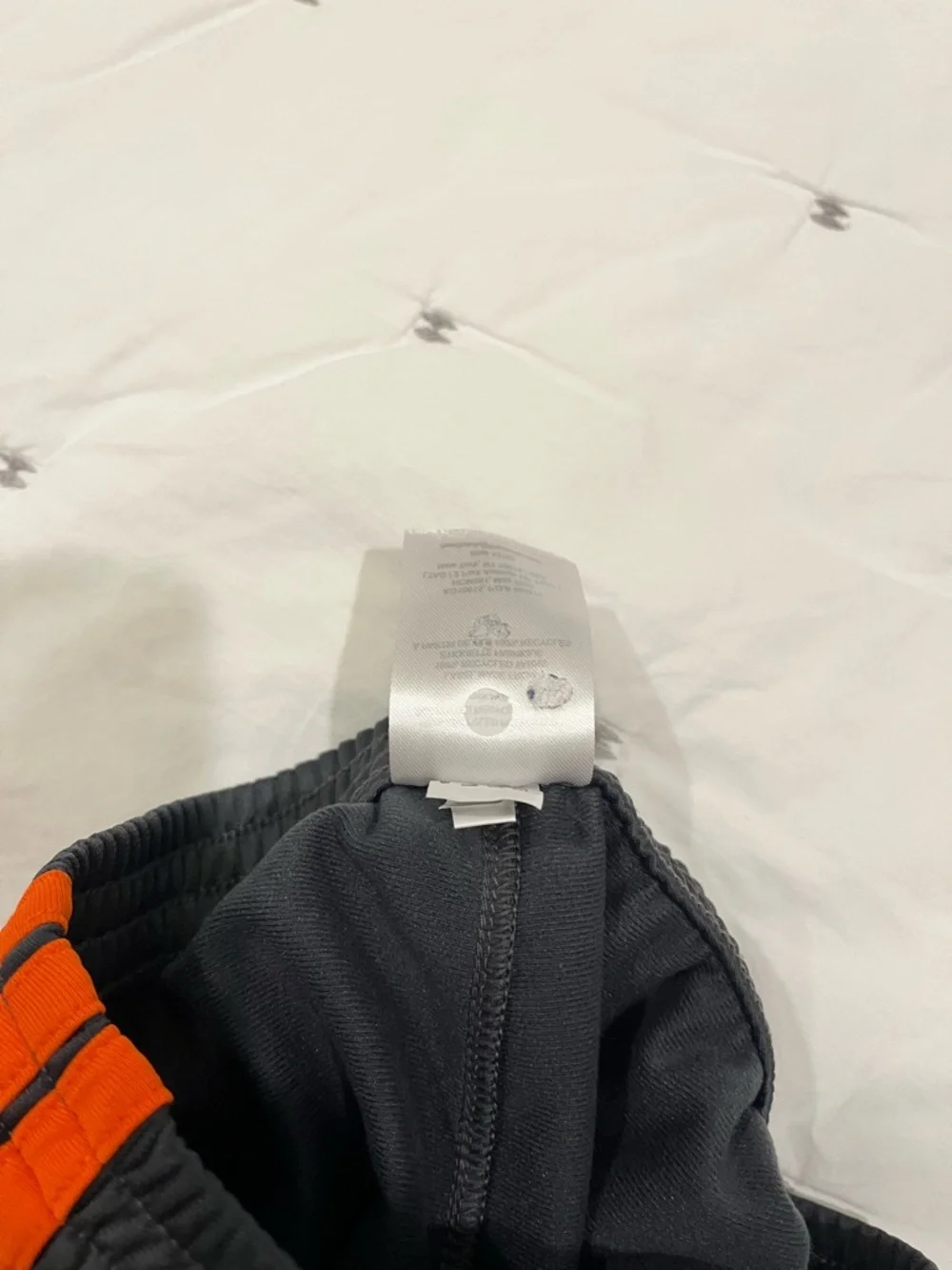 Adidas Boys Size 7 Orange Fleece Pullover & Track Pants 2-Piece Set